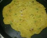 A picture of step 1 of Makke ke chille.