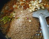 A picture of step 3 of Til Dry Fruits Chikki.