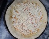A picture of step 6 of Chicken tikka corner pizza 🍕🍕.
