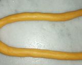 A picture of step 3 of Gatte of gram flour.
