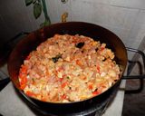Foto del paso 9 de la receta: Pollo con panceta en cubos (al disco)