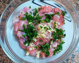 Foto del paso 8 de la receta: Churrasco de pollo al curry madrás con salsa a las dos pimientas