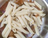 A picture of step 12 of Kadhai pasta masala.