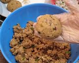 A picture of step 11 of Shikum Puri kebab🍘.