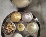 A picture of step 1 of Summer Special Besan Laddoo Ice-cream.