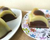 Pudding Matcha Coklat langkah memasak 6 foto
