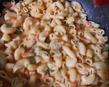 A picture of step 18 of Pasta Makhani.