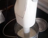 A picture of step 1 of Namkeen lassi.