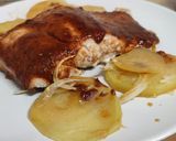 Foto del paso 3 de la receta: Salmón cajún con papas al horno