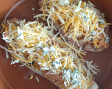 Foto del paso 4 de la receta: Berenjena rellenas de atún con quesos y roquefort