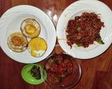 Foto langkah ke 4 dari resep Nasi Lemak Singapore.