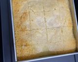 A picture of step 5 of Sevani or Turkish style Semolina Cake.