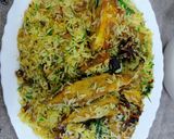 A picture of step 6 of Chatpati Fish biryani tasty.