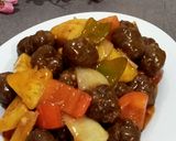 Foto langkah ke 5 dari resep Sweet and Sour Meatball.