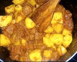 A picture of step 7 of Beef Aloo Gosht.