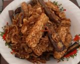 Foto langkah ke 3 dari resep Sambal terong tempe...udang halus tawar.