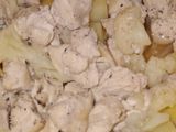 صينية رز ودجاج بالكريمة