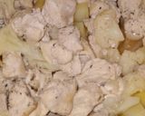 صورة لخطوة 2 من وصفة صينية رز ودجاج بالكريمة