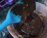 A picture of step 5 of Double Chocolate Muffins.