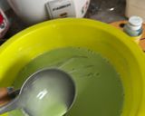 Gambar langkah 3 resipi Kuih Bakar Pandan.