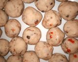 A picture of step 3 of Liver yam balls with Maltshake.