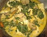 Foto langkah ke 8 dari resep Ayam Masak Daun Singkong (Mix Tahu).