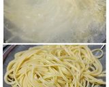 Foto langkah ke 1 dari resep Spaghetti Alfredo.