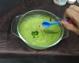 A picture of step 2 of Healthy Palak Besan Dhokla.