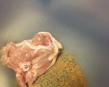 A picture of step 1 of Instant Pot Adobo chicken.