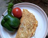 A picture of step 5 of Colorado Omlette.