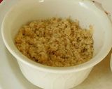 A picture of step 2 of Walnut coconut laddu.