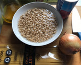Foto del paso 1 de la receta: Macarrones con soja texturizada, un estreno en mi sartén