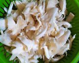 Foto langkah ke 4 dari resep Pepes Jamur tahu pedes gurih.