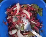 A picture of step 1 of Healthy Roti wraps.