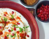 A picture of step 5 of Khatta meetha dahi vada.