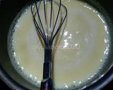 Foto langkah ke 5 dari resep Puding brownies lumer vla tepung custard.