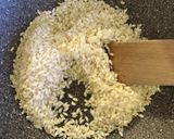 Une image de l'étape 3 de Œuf coulant sur son Risotto aux poireaux & champignons.