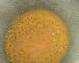 A picture of step 4 of Tofu matar masala.