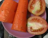 Foto langkah ke 1 dari resep Smoothies Wortel Tomat with Sari Kurma.