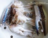 รูปขั้นตอนการทำที่ 1 ของ ปูม้าผัดพริกขี้หนู