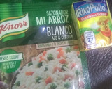 Foto del paso 4 de la receta: Arroz verde🍚green rice