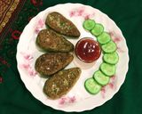 A picture of step 5 of Crispy Peas Cutlet.