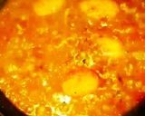 A picture of step 12 of Eggless Egg Curry.