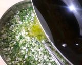 A picture of step 5 of Pure Ghee Green Garlic Cubes | Winter Special Preserve.