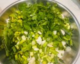 A picture of step 1 of Instant Pot 🪁 Sankranti 🪁 Special♦️Undhiyu♦️with Carrom Seeds Ballooned Flatbread 🟠🟤.