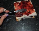 A picture of step 8 of Monte Cristo sandwich.