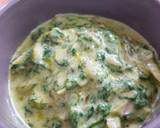 Foto del paso 4 de la receta: Salsa blanca de espinaca, tocineta y cebolla