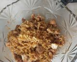 A picture of step 4 of Stuffed chicken and noodle cutlet !.
