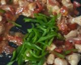 A picture of step 4 of Chicken macroni.