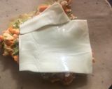 A picture of step 7 of Pizza Paratha.